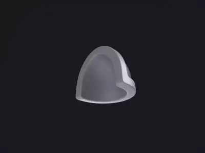 Metal  Shoulder Pad 3D model