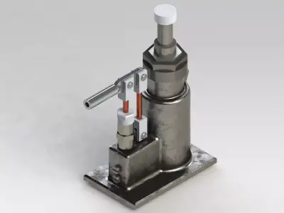 Protec 7-9 hydraulic lifter Free 3D model