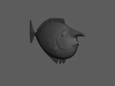 Unicorn Fish 3D model