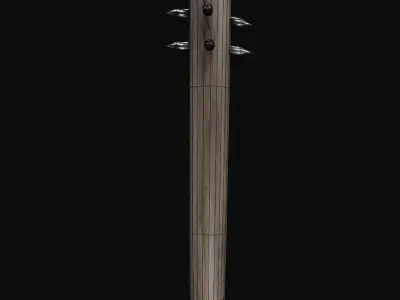 Spiked Mace Low-poly 3D model buy