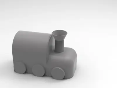 train tissuebox 3D print model