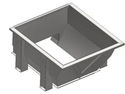 Loading hopper 3D model