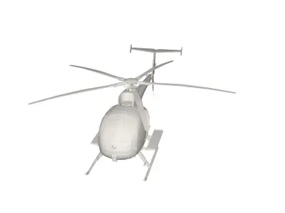 Military Helicopter concept 3D model from CGTrader