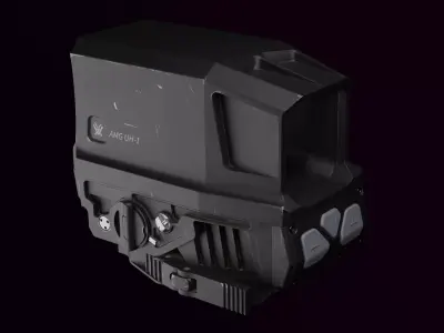 Vortex AMG UH-1 Low-poly 3D model