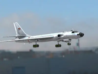 Tupolev Tu-16   Badger  3D model