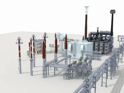 Electrical Power Equipment 2 3D model
