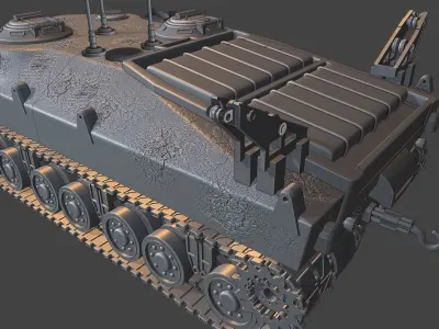 Tanks T 28 USA 3D print model