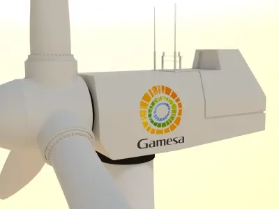 wind turbine 3D model 10