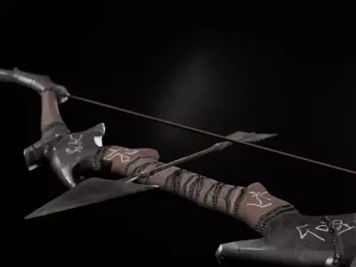 medieval fantasty weapon pack  Low-poly 3D model