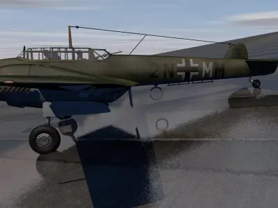 Messerschmitt Bf-110 C-3 3D model
