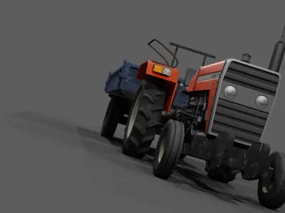 Tafe Tractor 3D model