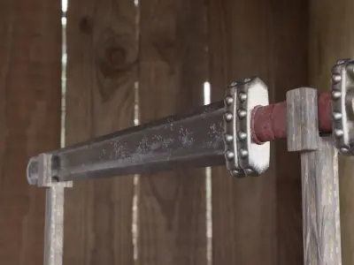 viking sword Low-poly 3D model purchase