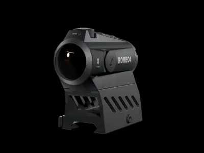 Sig Sauer Romeo 4 Reflex Sight Low-poly 3D model