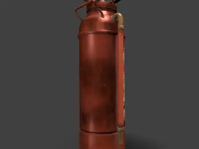 Fire Extinguisher Game Ready Low-poly 3D model