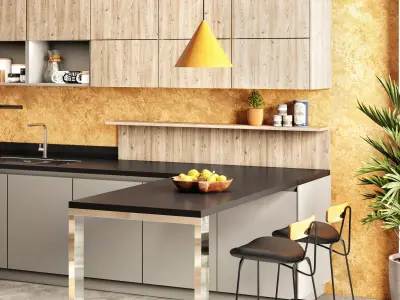 Industrial kitchen 3D model purchase