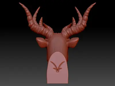 Goat Head 3D print model