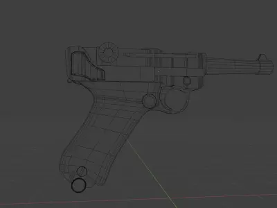 LUGER P08 3D model