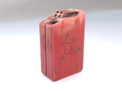 Jerrycan Free low-poly 3D model