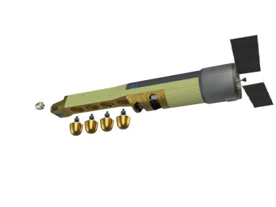 KH-9 Hexagon 3D model