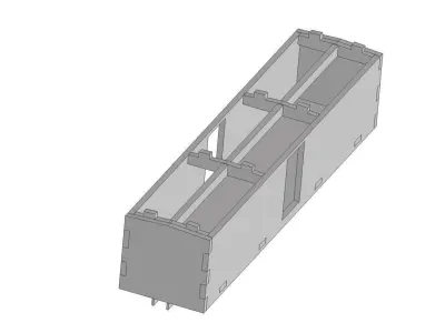 1 Scale 1-12 wooden Boxcar kit Live Steam 3D print model