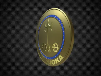 mitsuoka logo 3D model