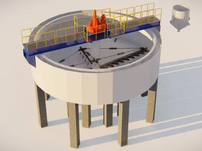 thickener 3D Model 3D model