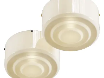 CB2 lenon ceiling lamp 3D model