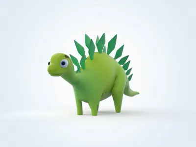 Stegosaurus 3D model purchase