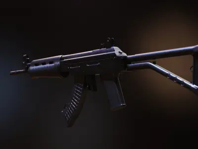 Assault Rifle - Sako RK 95 TP Low-poly 3D model