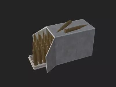 Bullet Model 004 Low-poly 3D model