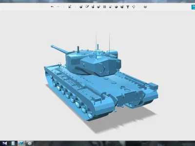 Heavy Tank T 29 3D print model