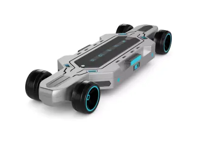 Off road Skateboard 3D model order