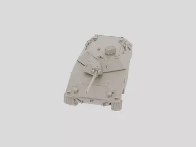 Heavy Armored Personnel Carrier for 3D print 3D model