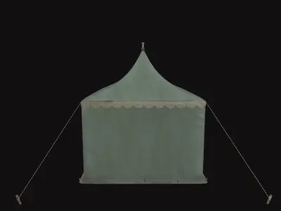 Medieval Tent V03 Low-poly 3D model