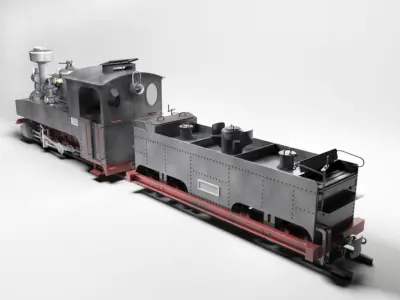 Brigadelok Steam Locomotive 01 Free 3D model