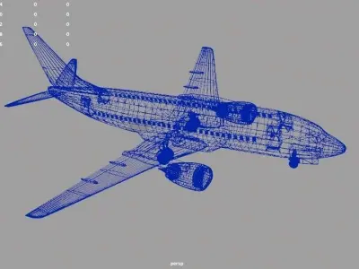 Aircraft 737 3D model