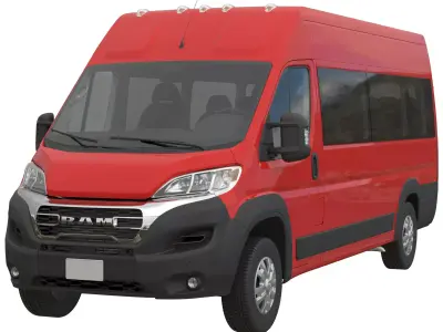 2024 Ram ProMaster 3500 SLT WINDOW VAN HIGH ROOF 159 WB EXT 3D model