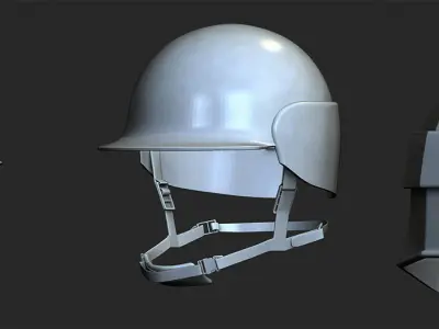 17 Army Helmet Base Mesh  Low-poly 3D model