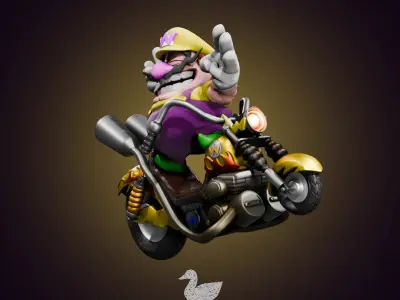 Wario 3D print model