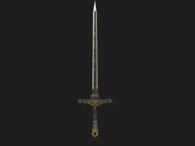 Just free sword Free low-poly 3D model
