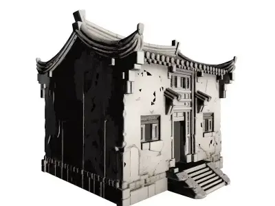 Traditional Chinese Home 3D Model 3D print model