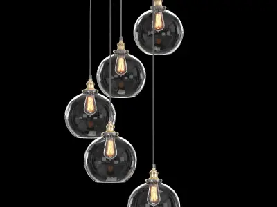 Factory Cafe Pendant 5 3D model