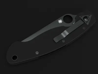 Spyderco paramilitary 3D model