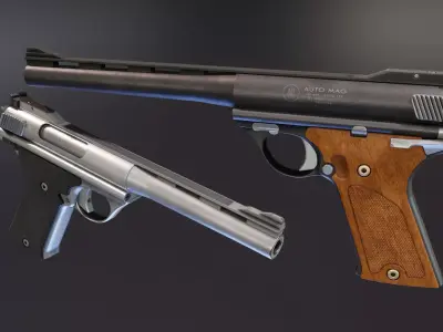 Automag 180 Low-poly 3D model