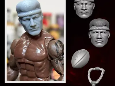 Red Dog GI Joe Fan Art 3D printable File For Action Figures 3D print model purchase