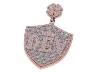 DEV Letter Pendent 3D print model