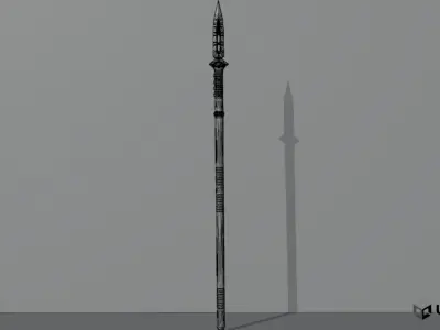 Spear And Dagger Bundle 3D model
