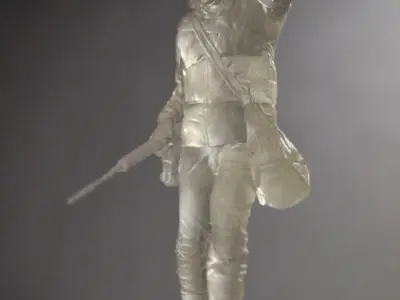 SOLDIER WICH GUNS 3D print model
