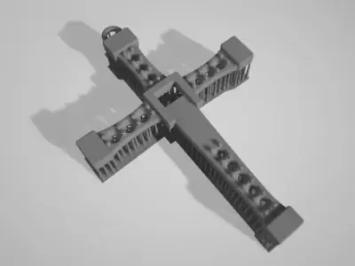 salib lego cross Free 3D model