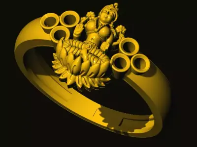 lakshmi devi 3D print model